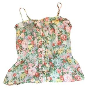 Poetry floral top size medium